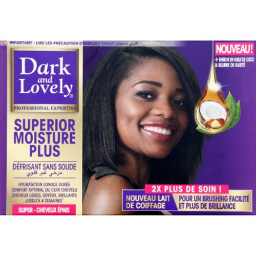 Dark & Lovely Soin Défrisant Sans Soude Huile de Coco & Beurre de Karité Cheveux Epais