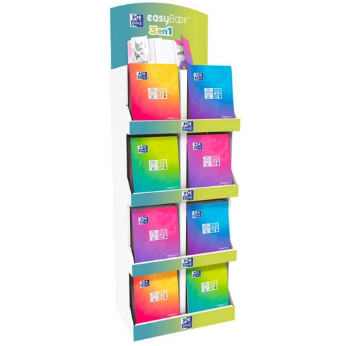 Oxford Easybook Fusion 24x32 Agrafés 96P assorti x1