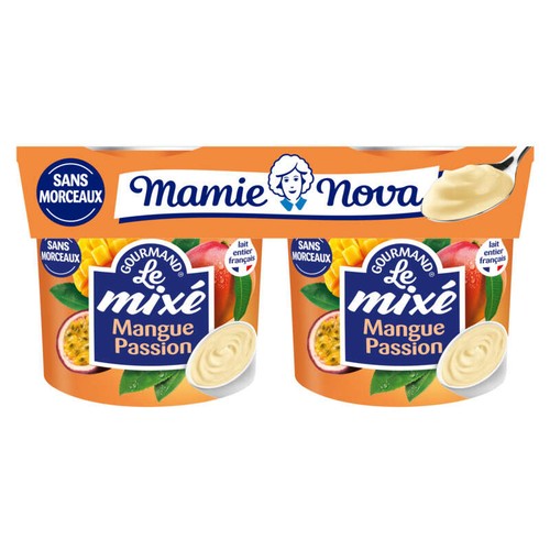 Mamie Nova Le mixé mangue-passion 4x135g