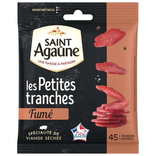 Saint Agaûne Les P'Tites Tranches Délicatement Fumé 70G