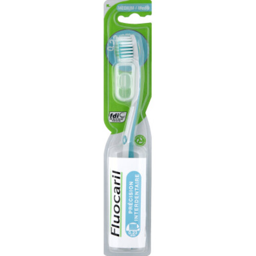 [Para] Fluocaril brosse à dents précision interdentaire médium - vert