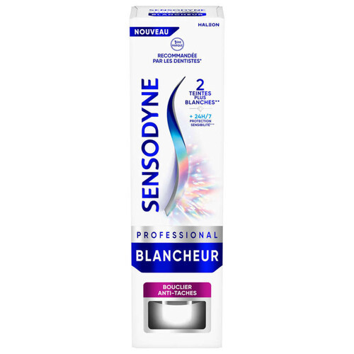 Sensodyne Professionnel Blancheur Bouclier Anti-Taches 75ml