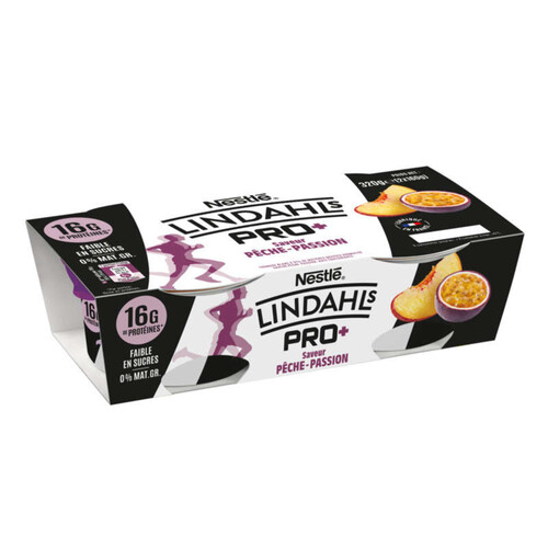 Nestlé Lindahls pro+ pêche & Passion 2x160g