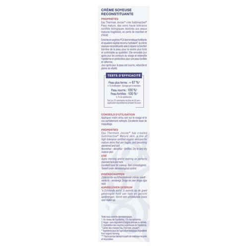[Para] Eau Thermale Jonzac Crème Soyeuse Reconstituante 40ml