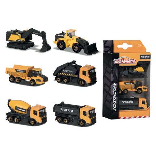 Majorette Premium Volvo Construction 3pcs