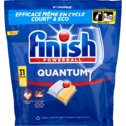 Finish Quantum Capsules Lave-vaisselle Citron x31