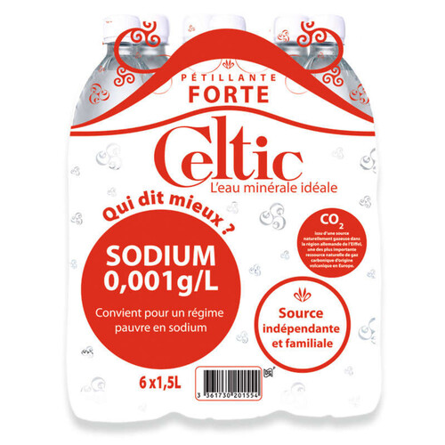 [Par Naturalia] Celtic Pack Eau Minérale Pétillante Forte 6X1,5L