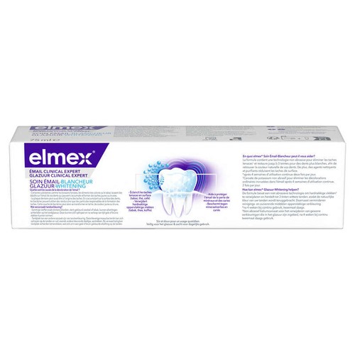 Elmex Dentifrice Émail Clinic Expert Blancheur 75ml