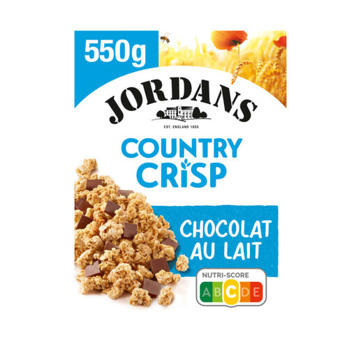 Jordans Céréales Country Crisp Chocolat Au Lait 550G