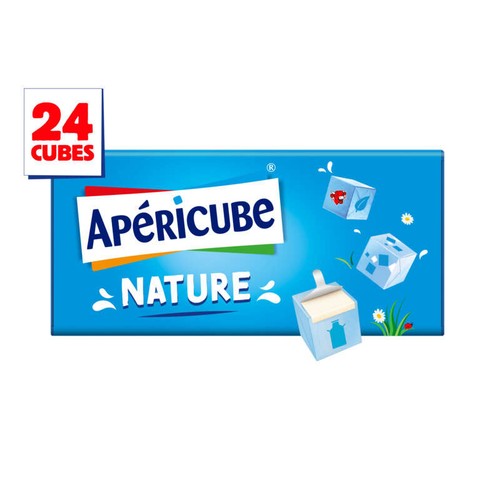 Apéricube Fromage fondu apéritif Nature 24 cubes 125g