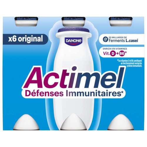 Actimel Yaourt À Boire Nature 6x100g