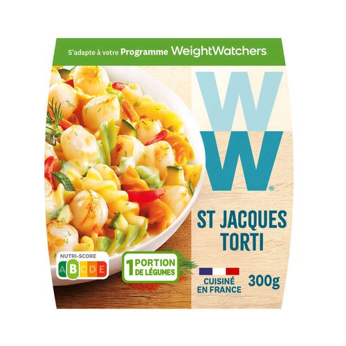 WeightWatchers Petites St jacques et torti 300g