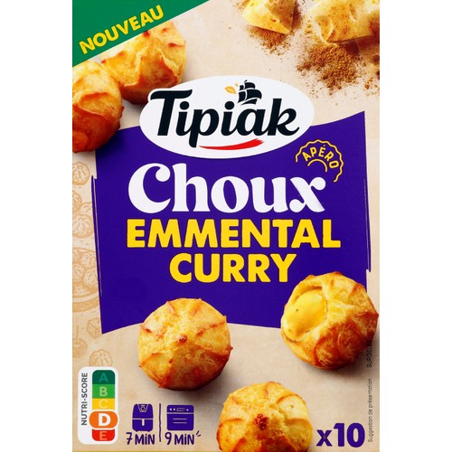 Tipiak 10 Choux emmental curry 110g