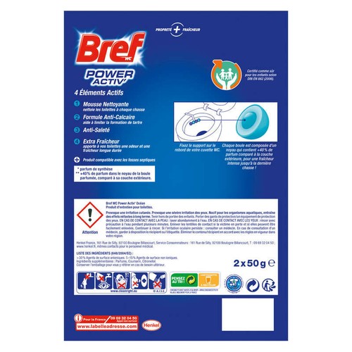 Bref WC Ocean Power activ' 2x50g