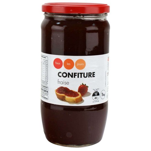 Tous Les Jours Confiture de Fraise 1kg