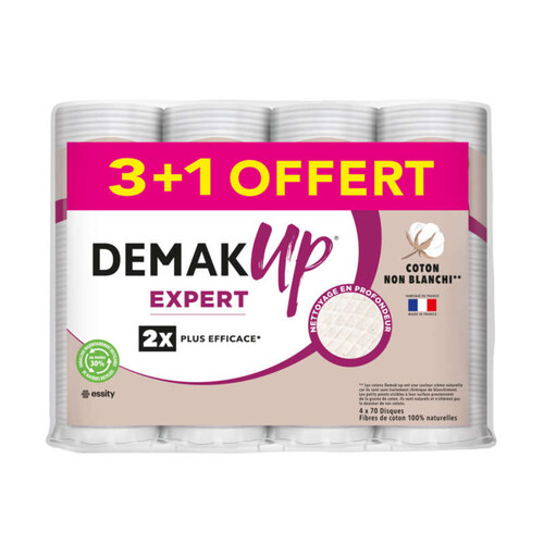 Demak'Up Coton démaquillant Expert Rond 4x70