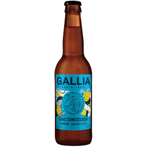Gallia Session IPA bière 4.3° 33cl