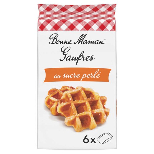 Bonne Maman Gaufres au sucre perlé 6 sachets 300g