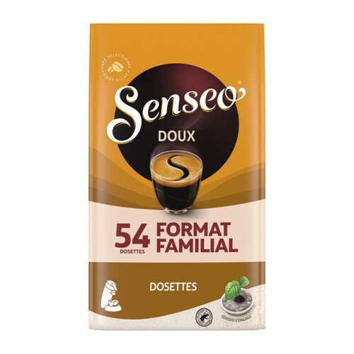 Senseo Café Doux x54 dosettes, 375g