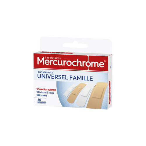 Mercurochrome Pensements Universel Famille x50