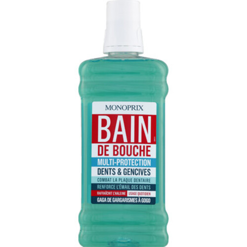 Monoprix Bain de bouche protection dents et gencives 500ml