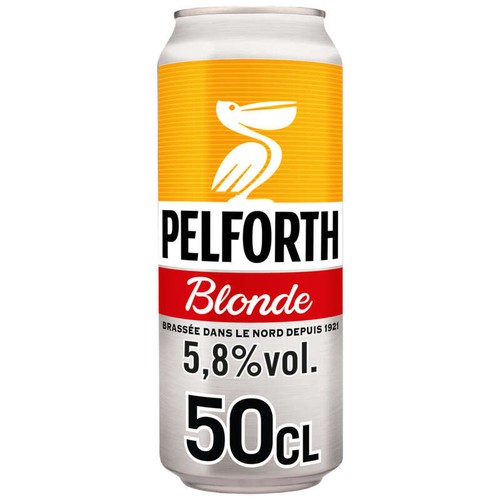 Pelforth Blonde Bière Du Nord Canette 5.8° 50cl