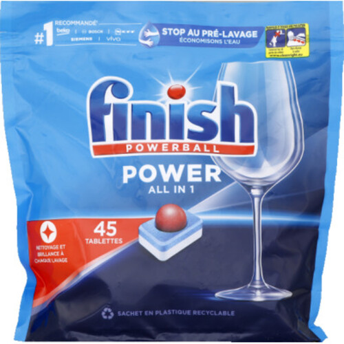 Finish All in One Tablettes Maxi Pack x45