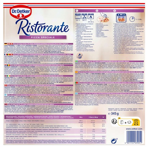 Dr.Oetker Pizza Spéciale Ristorante 345g