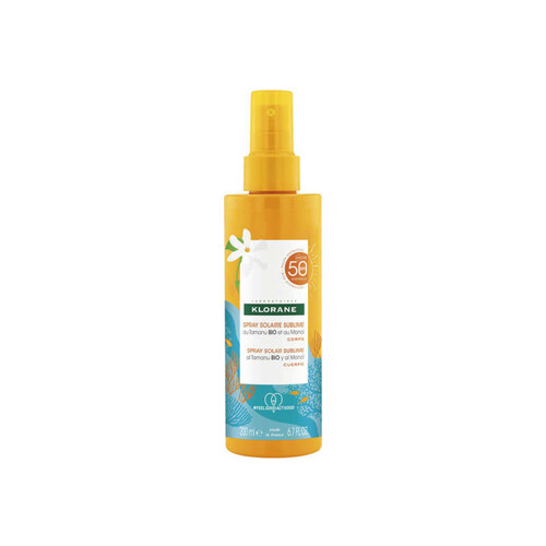 [Para] Klorane Spray Solaire Sublime Spf 50 Au Tamanu Bio 200ml