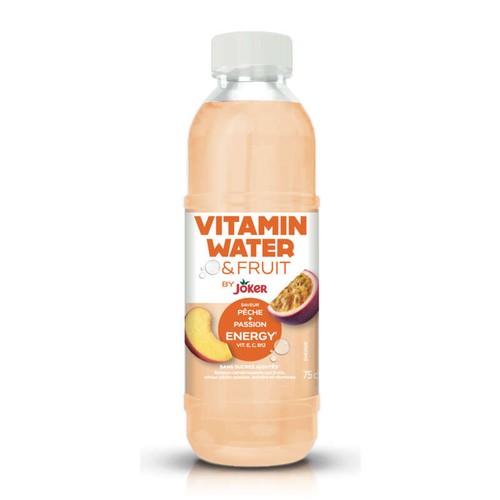 Joker Vitamin Water & Fruit saveur Pêche Passion 75cl
