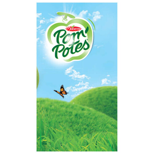 Pom'Potes Compote De Pommes Le Pack De 12X90G