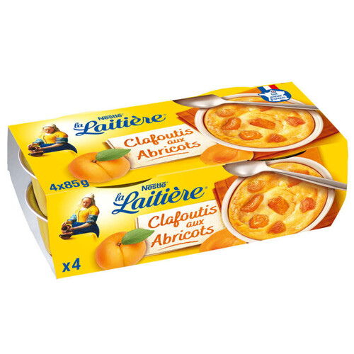 La Laitière Clafoutis aux Abricots 4 x 85g