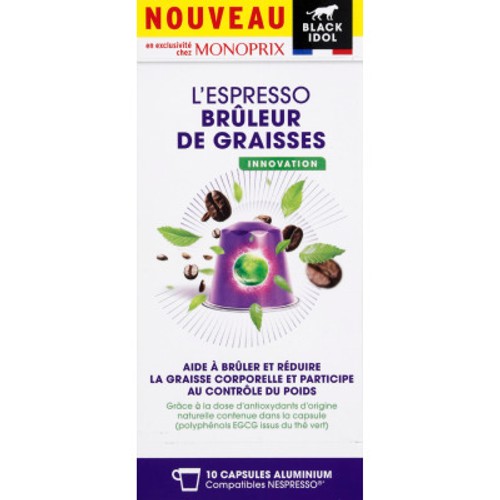 Black Idol L’Espresso bruleur de graisses x10