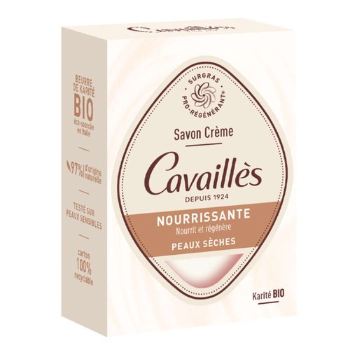 [Para] Cavaillès Savon Crème Nourrissante Peaux Sèches 100g