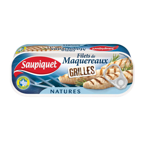 Saupiquet Filets De Maquereaux Grillés Natures 120G