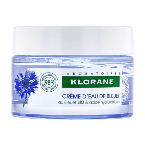 [Para] Klorane Crème D’Eau Au Bleuet Bio Et Acide Hyaluronique Visage Et Yeux 50ml