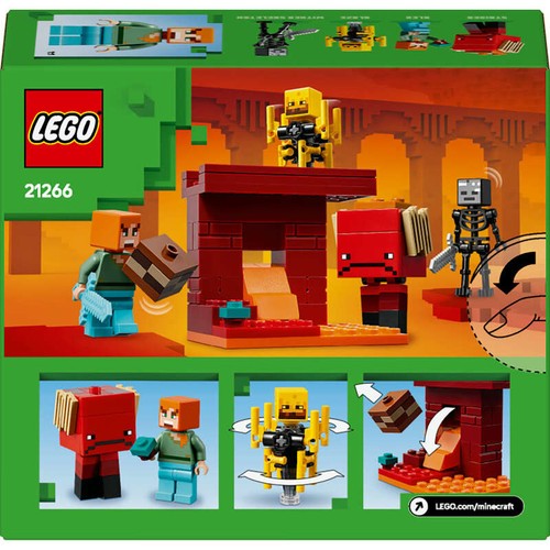 LEGO Minecraft bataille de la Lave du Nether 6+