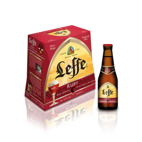 Leffe Ruby pack 6x25 cl.