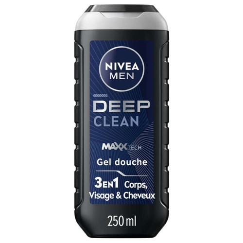 Nivea Men Gel Douche Homme 3 en 1 Deep 250ml