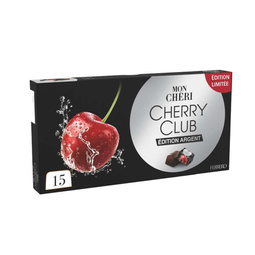 Ferrero Mon Chéri Cherry Club édition argent 15 pièces 157g