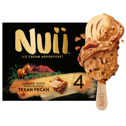 Nuii Glace caramel White Chocolate & Texan Pecan 264g