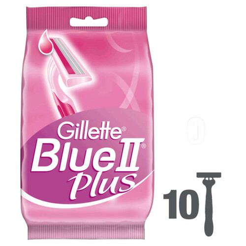 Gillette Venus Rasoirs Jetables Blue Ii Plus X10