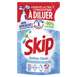 Skip Active Clean Lessive à Diluer 30 Lavages 500ml