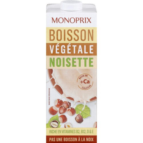 Monoprix Boisson Végétale Noisette 1L