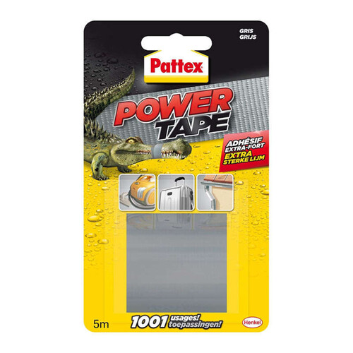 Pattex Adhésif Power Tape Gris 5M