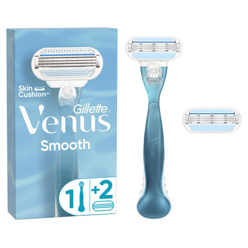 Gillette Venus Rasoir 3 Lames Smooth rasoir x2