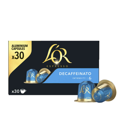 L’Or Espresso décaffeinato café en capsules x30 (intensite 6)156g