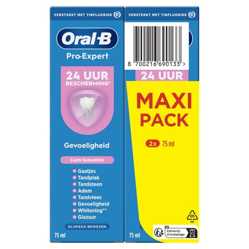 Oral-B Pro-Expert Dents Sensibles Calm Sensation 2x75ml