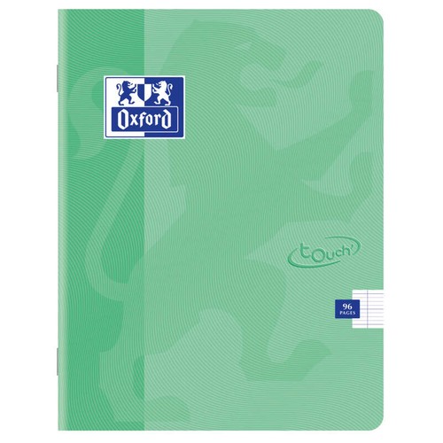 Oxford Cahier Touch 17x22cm Grands Carreaux Seyès 96 Pages Agrafées