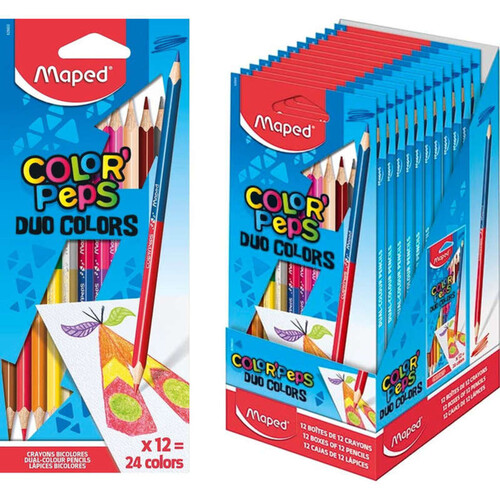 Maped Color Peps Crayons De Couleurs X12